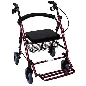 OU346 – Andadera Rollator Con Descansa Pies