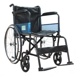 OU313 – Fixed Black Wheelchair 18″