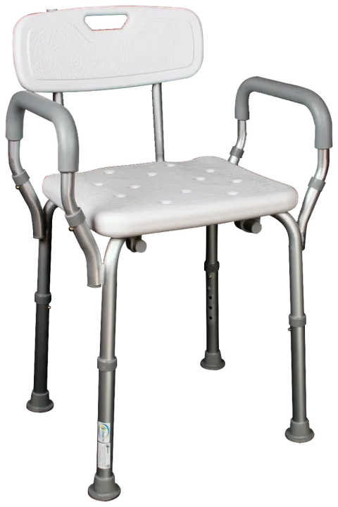 OU140 – Silla Ducha Con Respaldo & Agarraderas