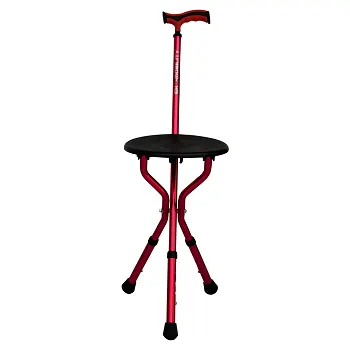 OU121 – Bastón Tripie Con Asiento